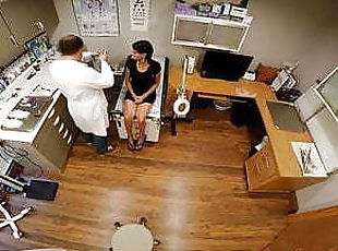 Cute Young Mixed Girl Goes 2 Doctor Office For Physical Exam