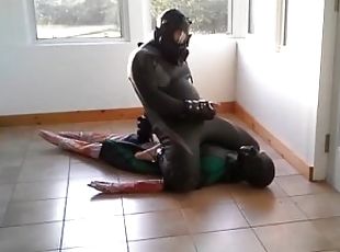 frogman escapes bondage and attacks his enemy