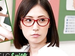 Deviante Cute Japanese wife cheats with her teacher colleague and gets a wet creamy pussy creampie